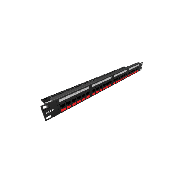 Patch panel gigalan cat.6 – 24 portas