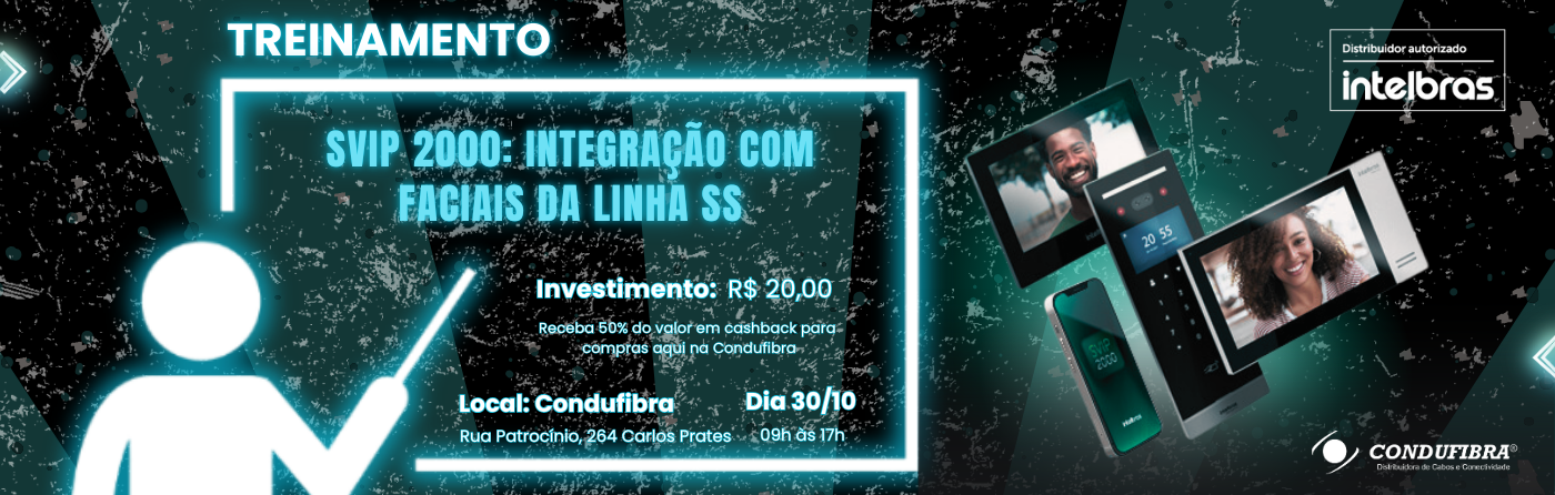 Treinamento Técnico SVIP 2000 integração com faciais da linha SS